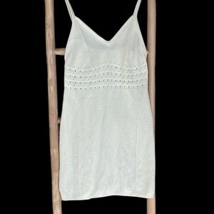 Ultra Flirt Ivory Knit Top